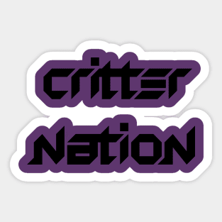 Critter Nation Sticker